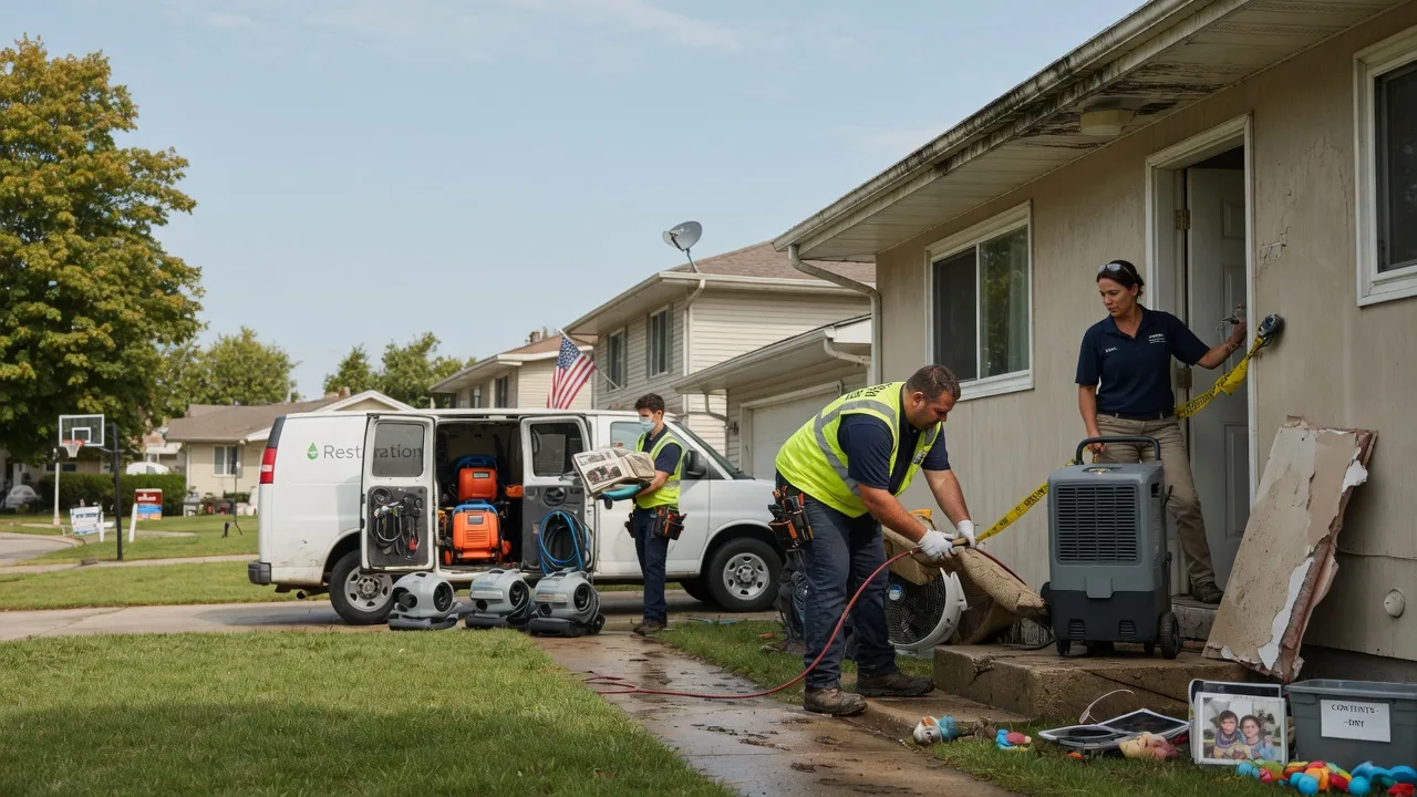 Water Damage Restoration in Mattoon, IL near me
